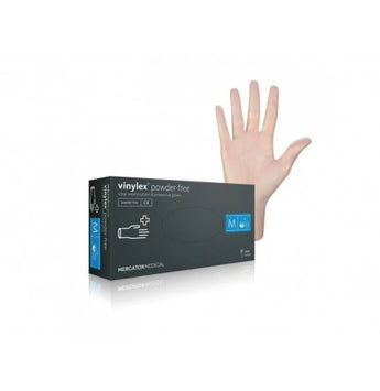 VINYLEX-PF Powder-free vinyl gloves M, 100 pcs.