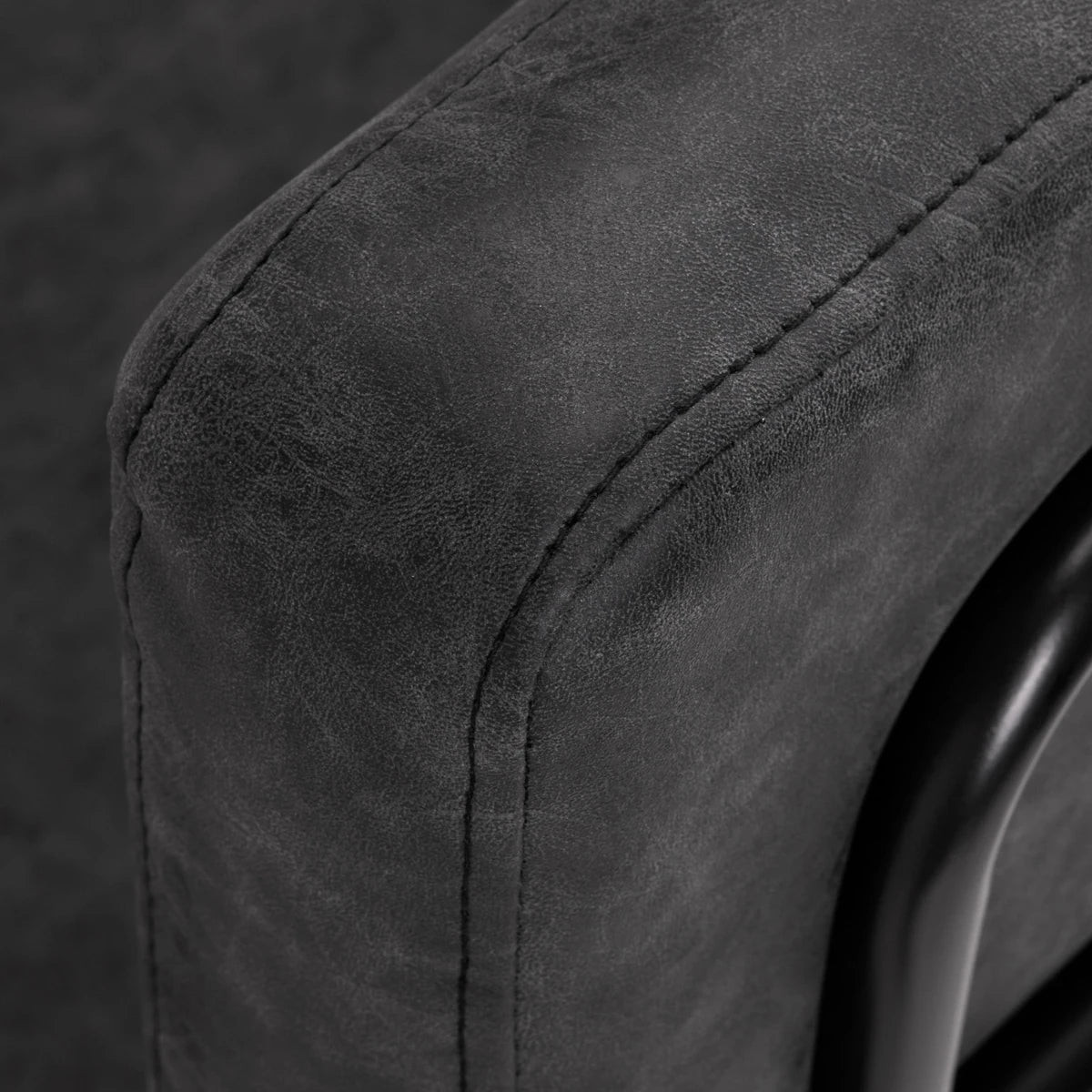 Hairdressing chair Gabbiano Katania Loft Old Leather black