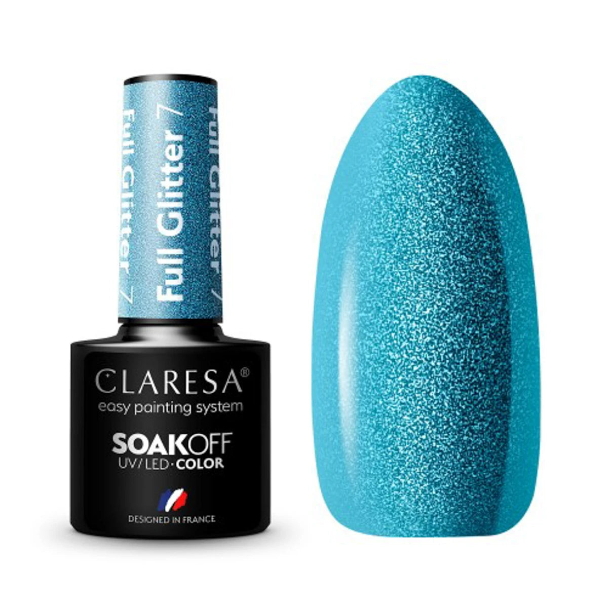 Claresa Gellak Full Glitter 7, 5ml