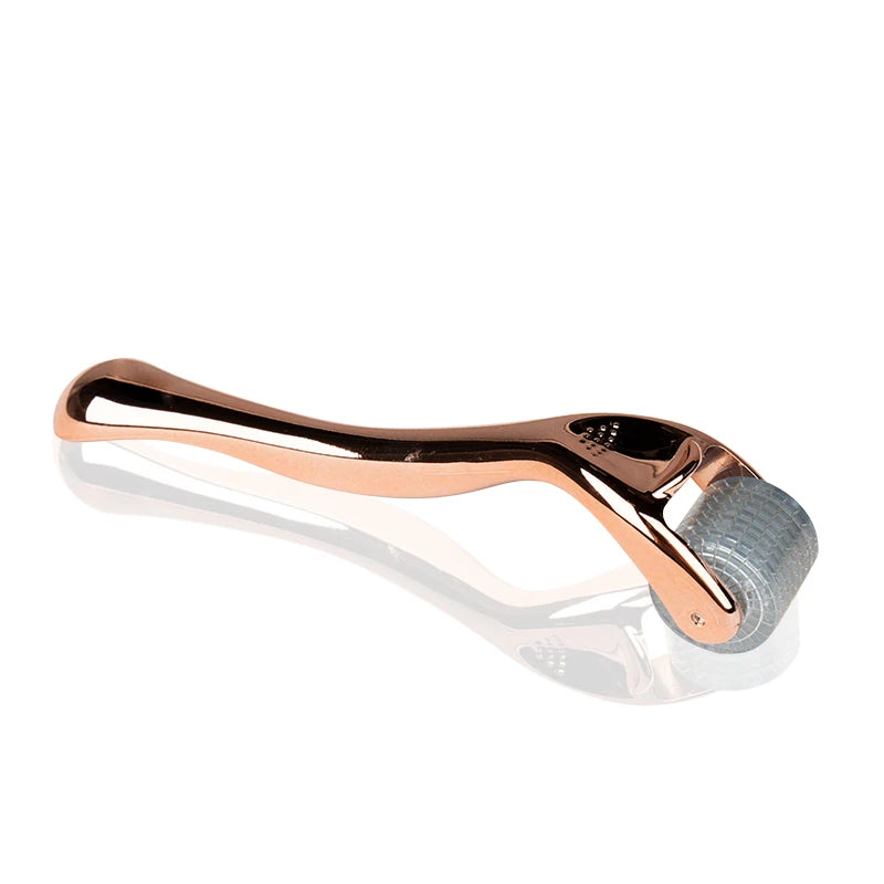 Derma-Roller für Mesotherapie Roségold 0,25 mm mit 192 Titanium-Nadeln
