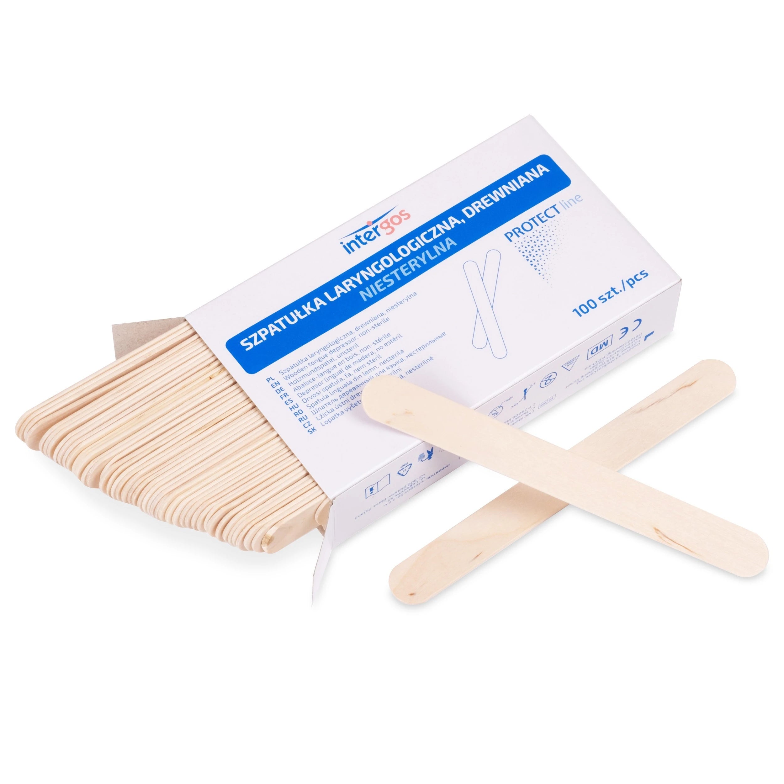 Wooden wax applicator sticks 150x18 mm (100 pcs)