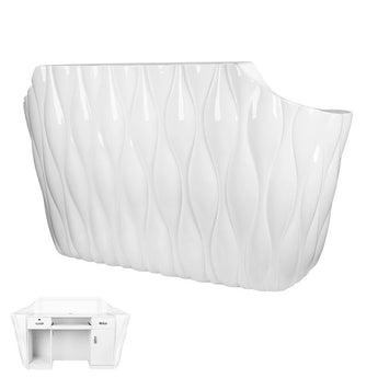 Reception desk, GABBIANO OPAL, white