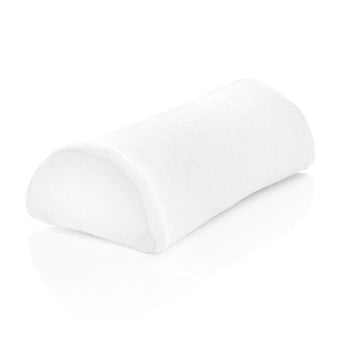 White terry cover for pillow