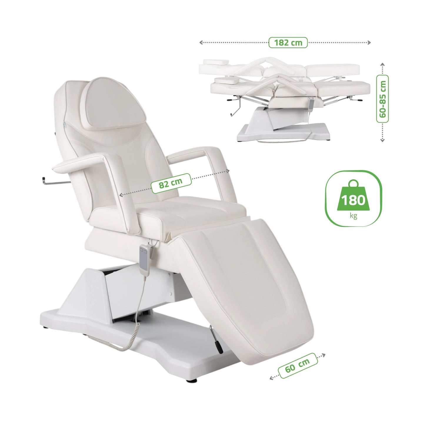Laris Touch Core K301 Elektrische Kosmetikliege, Weiß