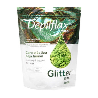 Depilflax 100 Elastic depilatory wax with low melting point, pearl jade 1000g