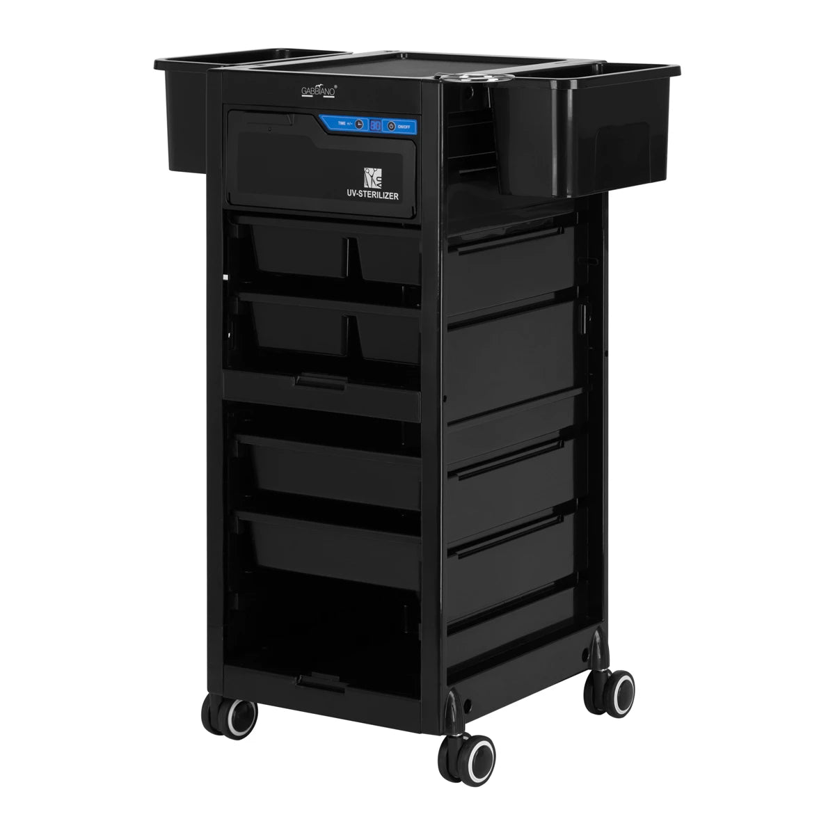 Gabbiano Kapperswagen met UV sterilisator 68UV, zwart