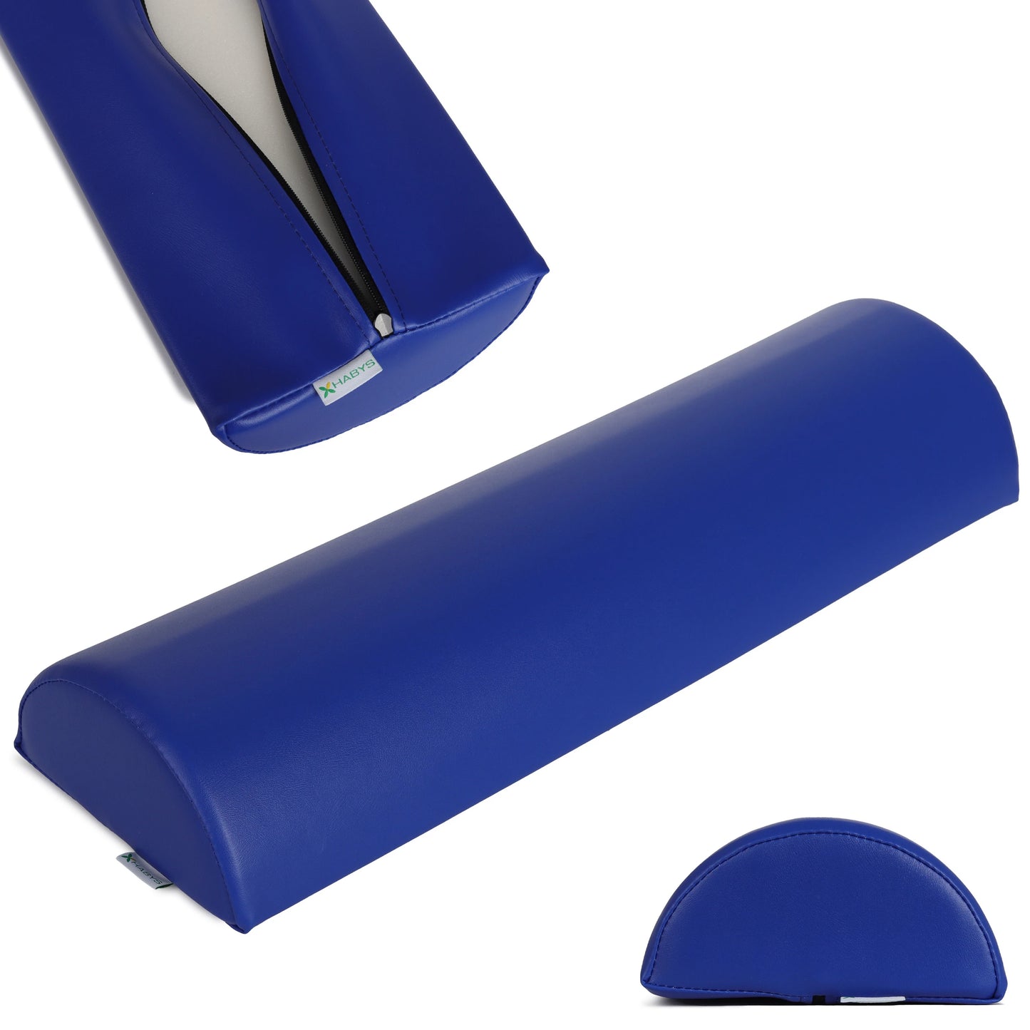 Semi-ronde bolster 60x19x9 K012, marineblauw