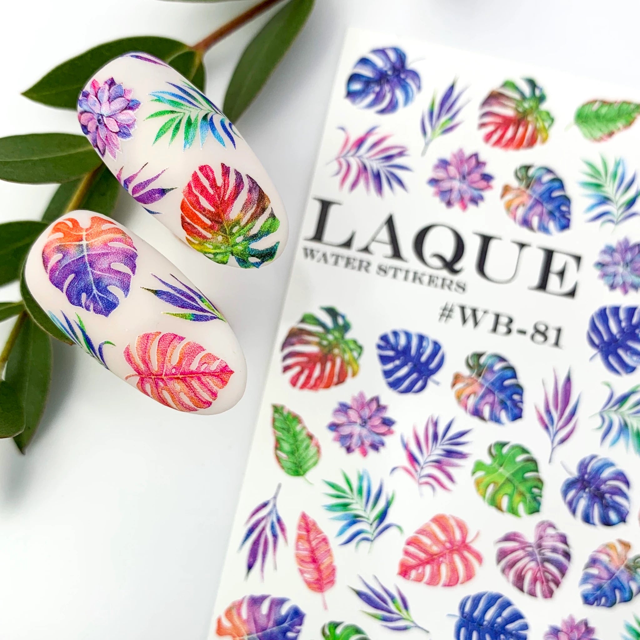 LAQUE NailArt-Einleger Design #WB-81