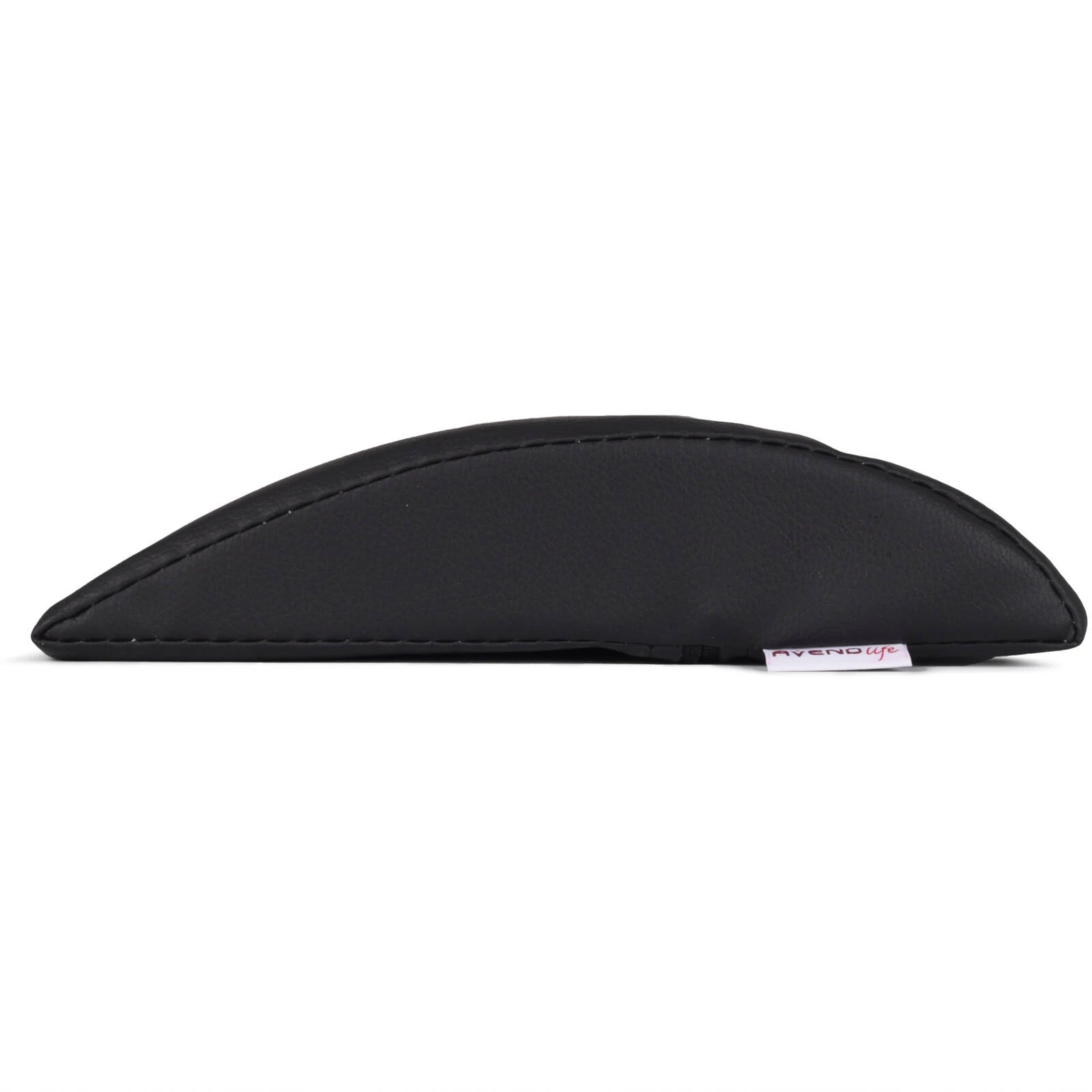Semi Round Bolster Lumbar Massagerolle 40x25x5 cm K515, Schwarz