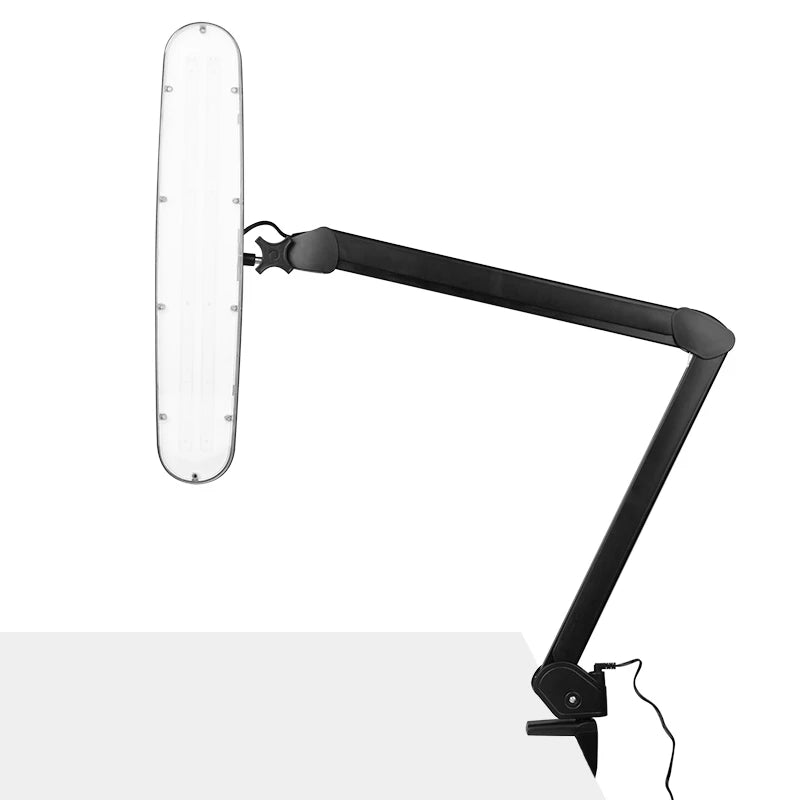ELEGANTE 801st Arbeitsleuchte LED mit Standardklemme, Schwarz