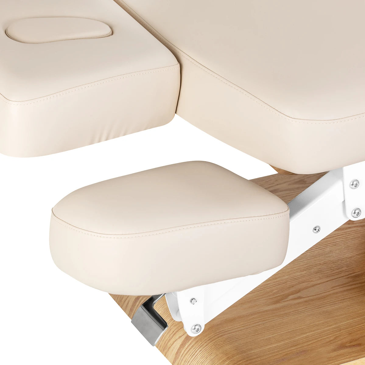 Sillon SPA-Kosmetikliege Relax, Creme mit hellbrauner Basis