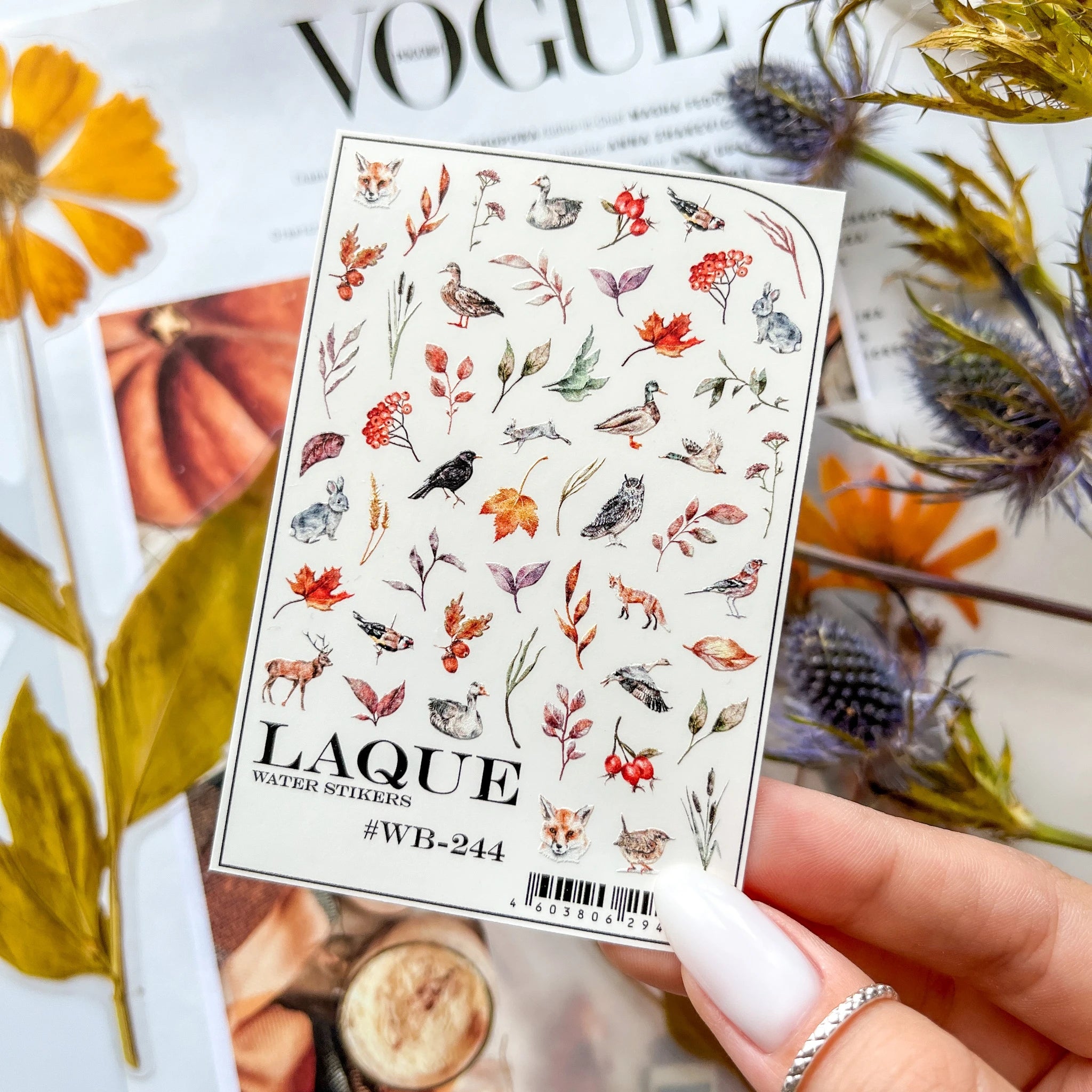 LAQUE NailArt-Einleger Design #WB-244