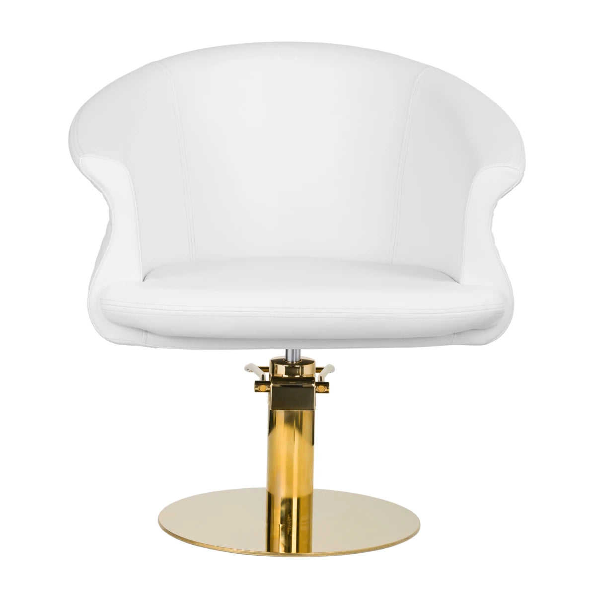 Gabbiano Versal kappersstoel, wit goud