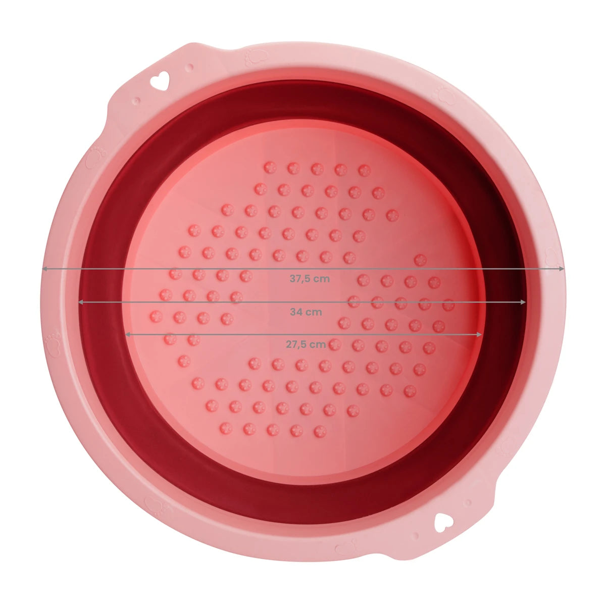 Opvouwbare pedicureschaal, Roze