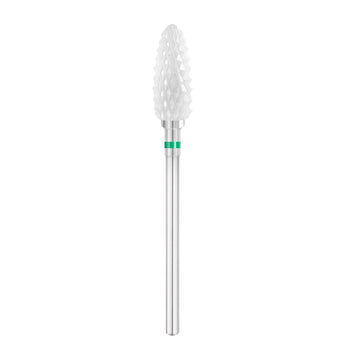 Keramische freesstift, ovaal, groen