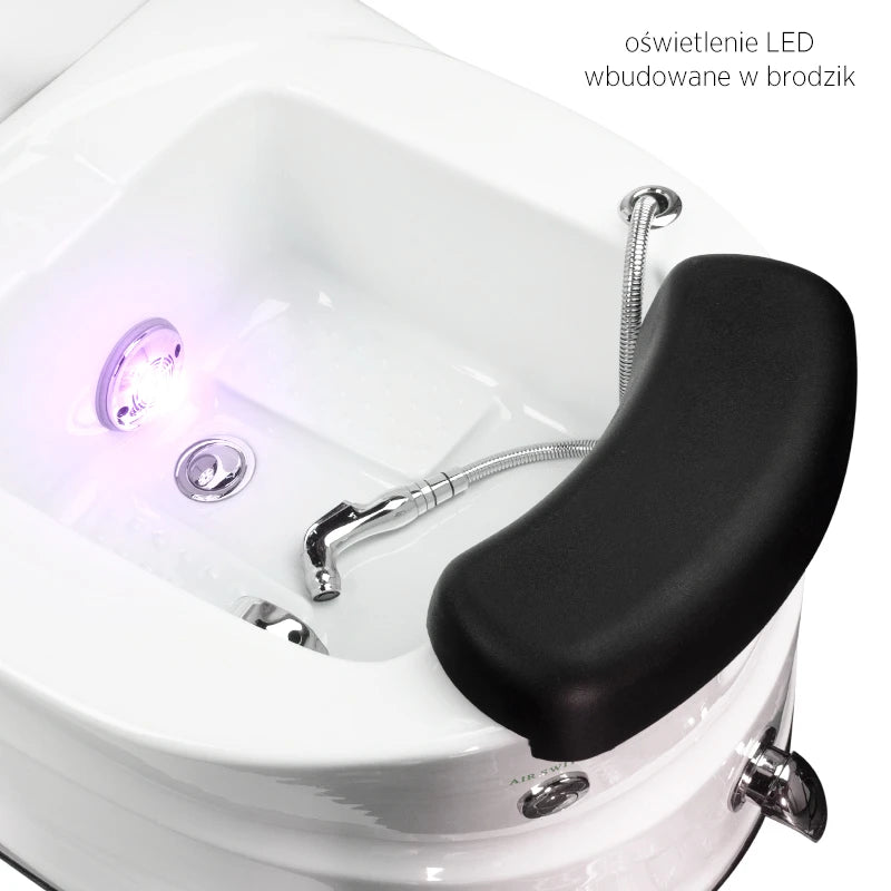 SPA behandelstoel AS-122 met massagefunctie, wit