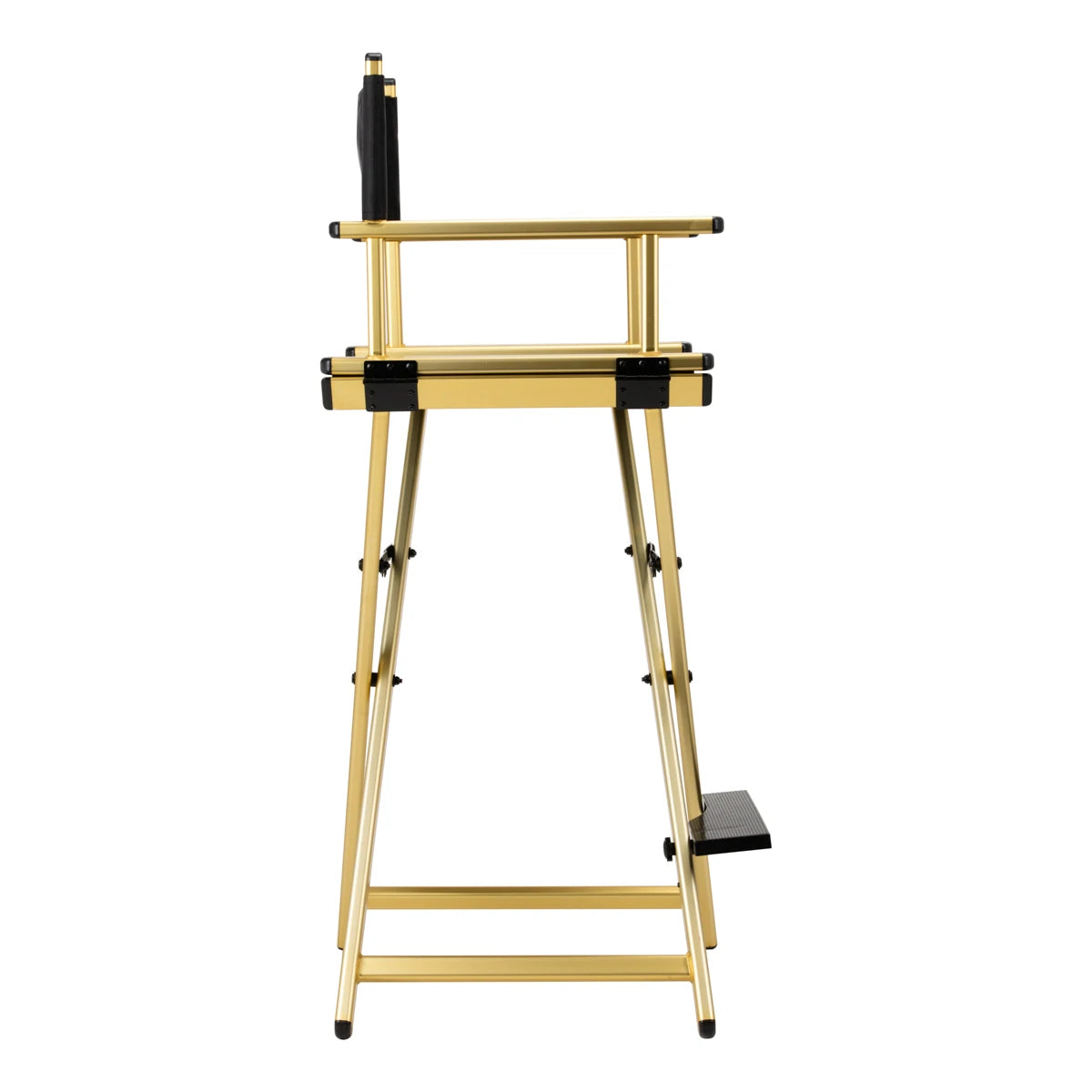 Behandelstoel aluminium goud
