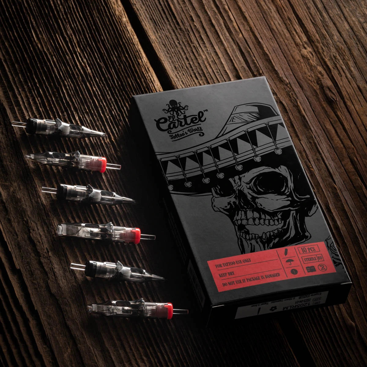 EL CARTEL Tatoeagepatroon V2 0,35 14RL Medium Taper, 10 stuks