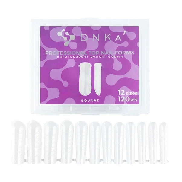 DNKa Nagelformen für Nagelverlängerung, SQUARE 120 Stück
