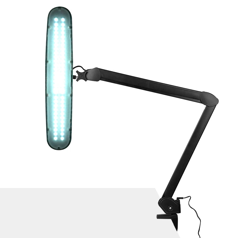 ELEGANTE 801st Arbeitsleuchte LED mit Standardklemme, Schwarz