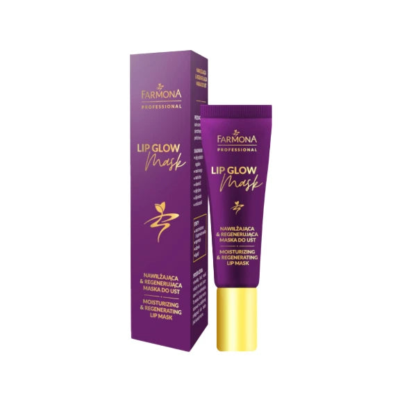 FARMONA Lip Glow Mask, Feuchtigkeits- und Regenerierende Lippenmask 12 ml