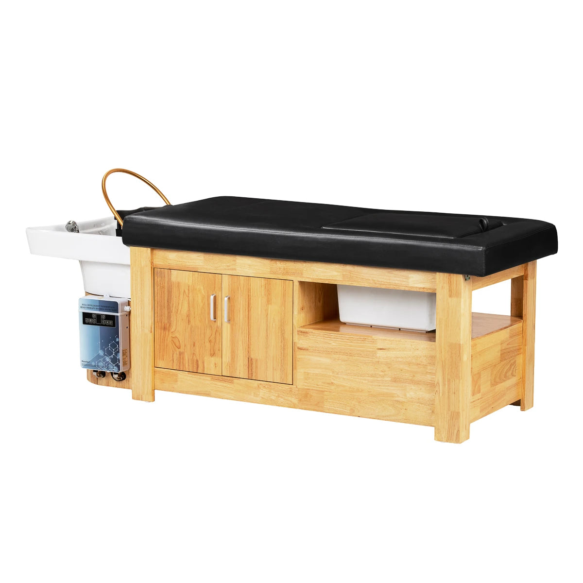 Gabbiano Head Spa Bali haarwasunit, zwart