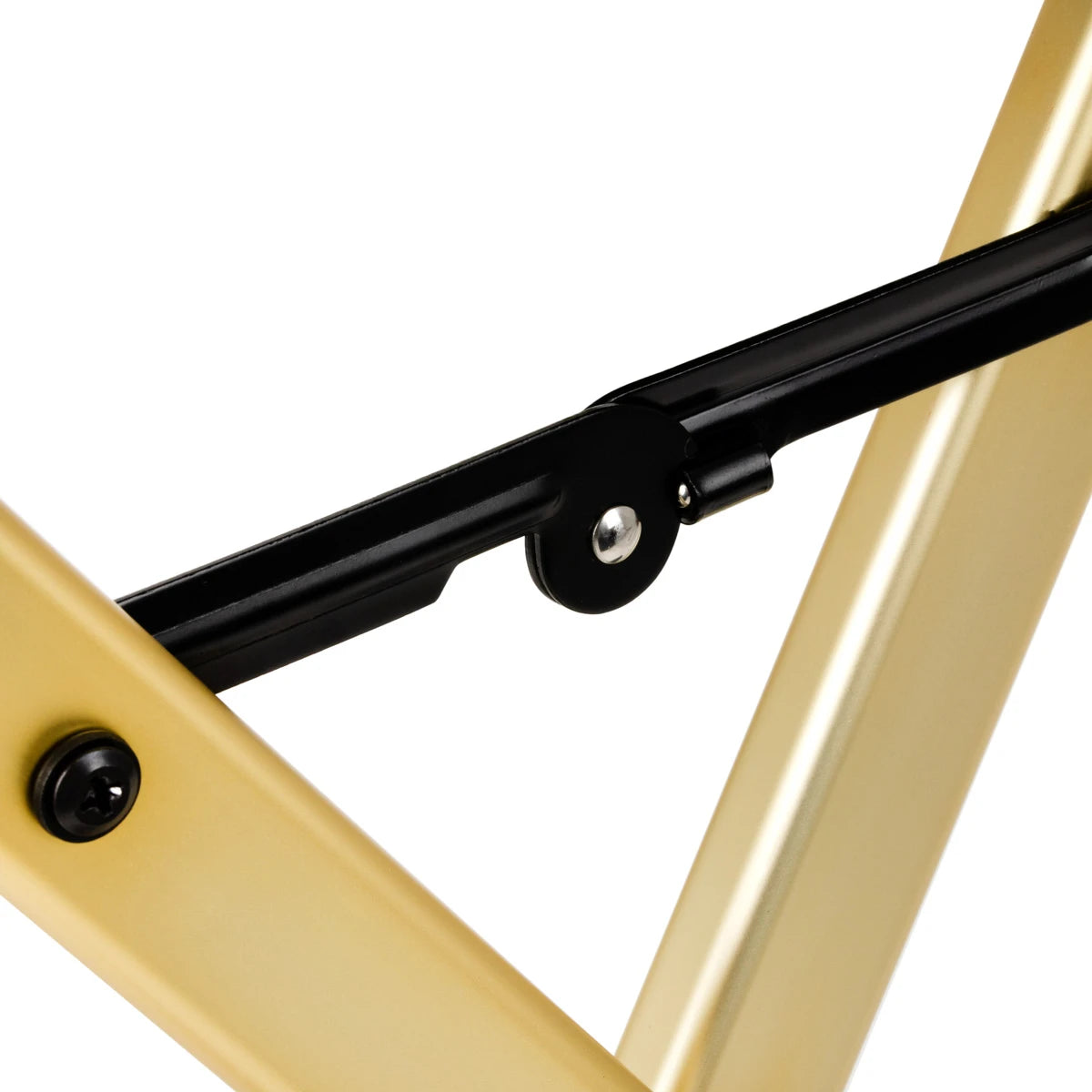 Behandelstoel aluminium goud