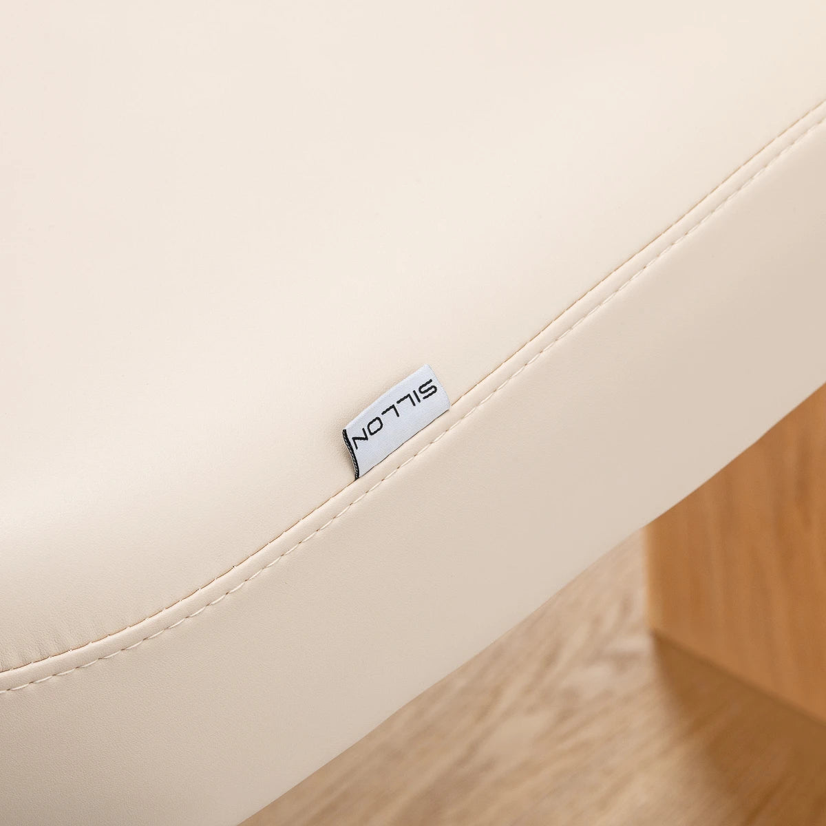 Sillon SPA-Kosmetikliege Relax, Creme mit hellbrauner Basis