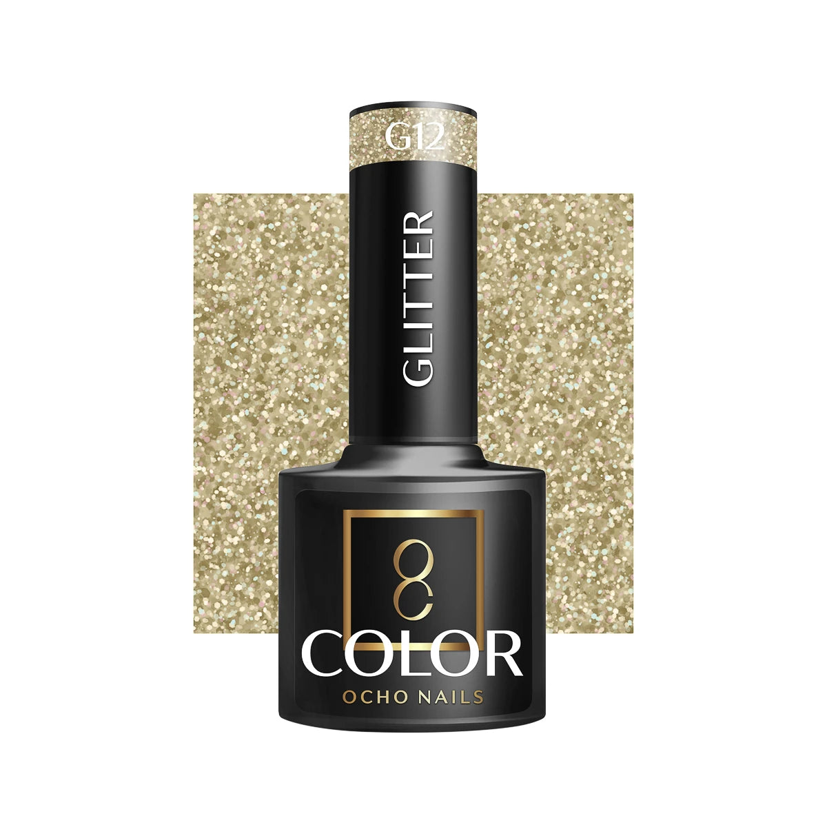OCHO NAILS Gellack Glitter G12, 5 g