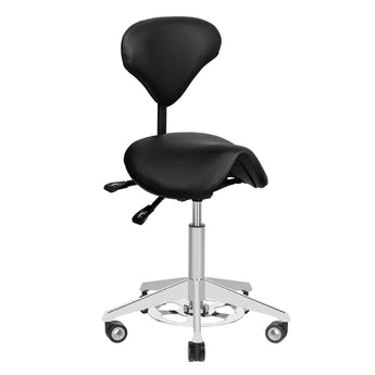 Cosmetic chair, AZZURRO 037F BUMP-UP, black