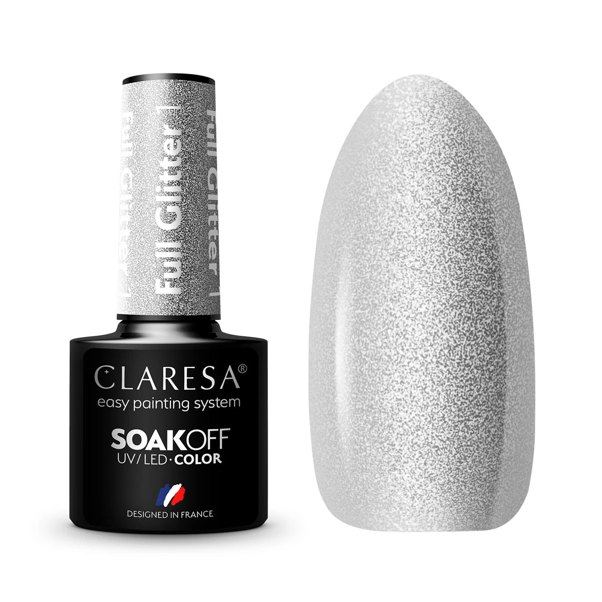 Claresa Gellack Full Glitter, 15 ml