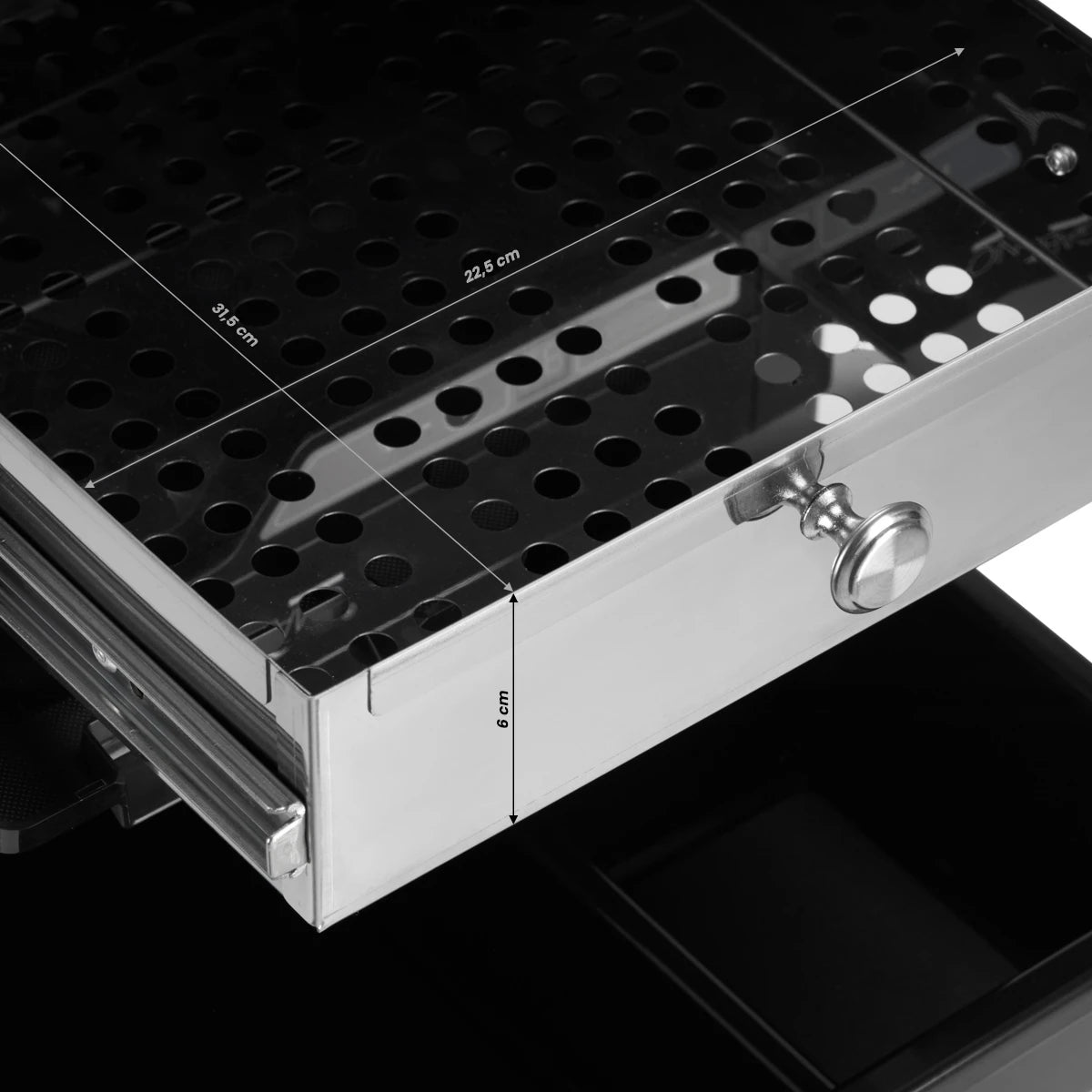 Gabbiano Kapperswagen met UV sterilisator 68UV, zwart