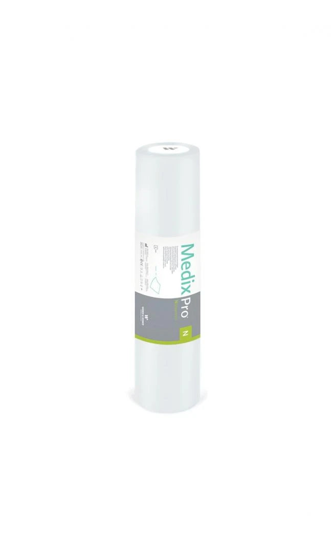 Weber & Weber Einweg-Vliesauflage Rolle mit Perforation Medixpro, 60 cm x 50 m, Weiß