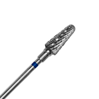 STALEKS Hartmetallfräser Stumpfkegel Blau EXPERT, Kopfdurchmesser 6 mm / Arbeitsteil 14 mm