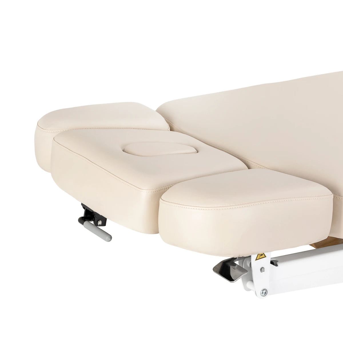 Sillon SPA-Kosmetikliege Relax, Creme mit hellbrauner Basis