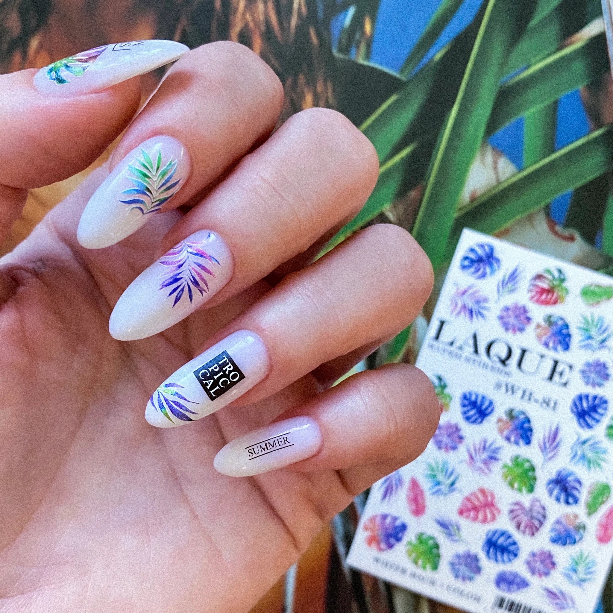 LAQUE NailArt-Einleger Design #WB-81
