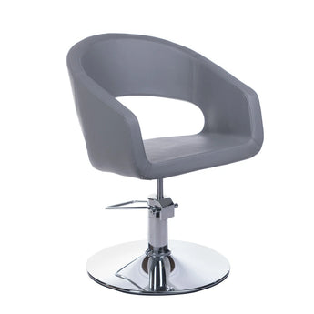Hairdressing chair Paolo BH-8821, light grey