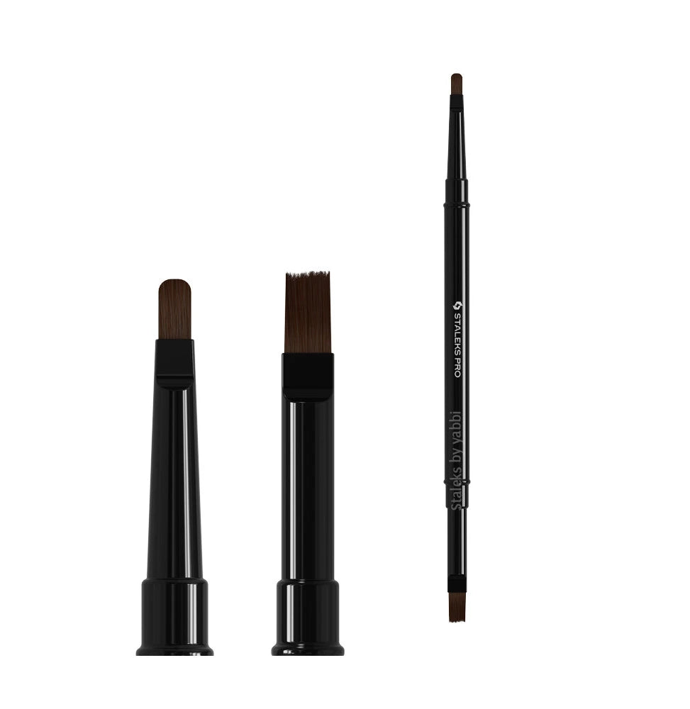 Staleks PRO EXPERT Dubbelzijdige nagelborstel, 7 mm / 10 mm