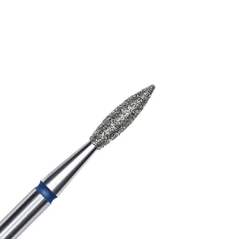 STALEKS Diamantfräser Spitzflamme Blau EXPERT, Kopfdurchmesser 2,1 mm / Arbeitsteil 8 mm