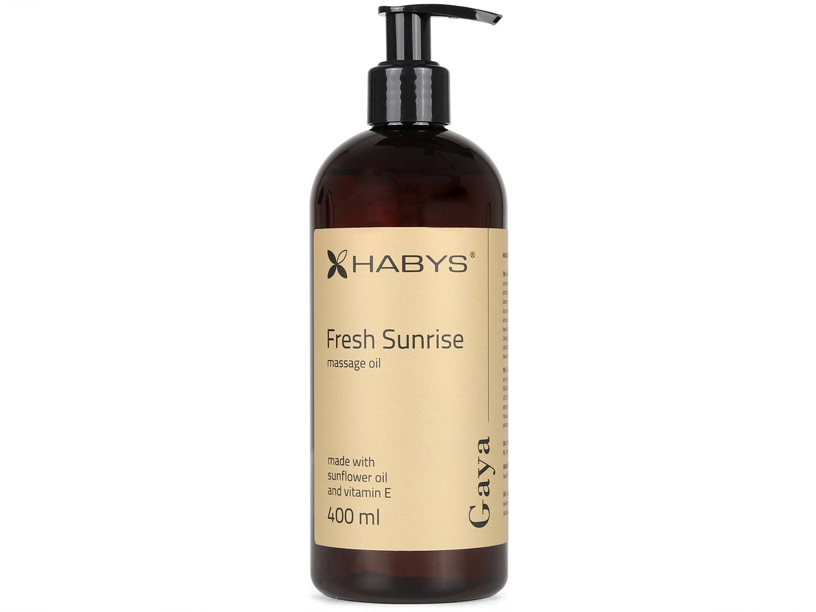 Massage Oil, Fresh sunrise, HABYS, 400 ml