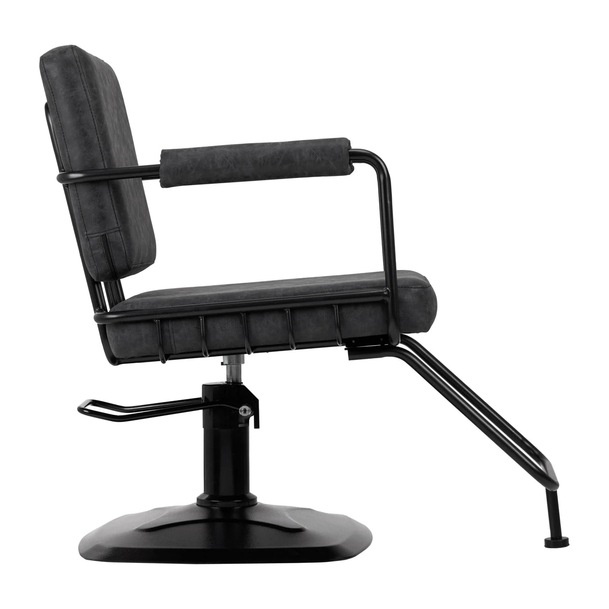 Hairdressing chair Gabbiano Katania Loft Old Leather black