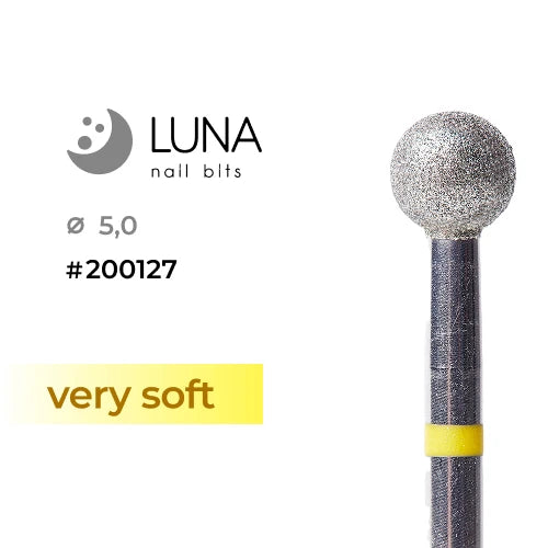 Luna Bits Diamanten freesstift Bol 5,0 mm, geel