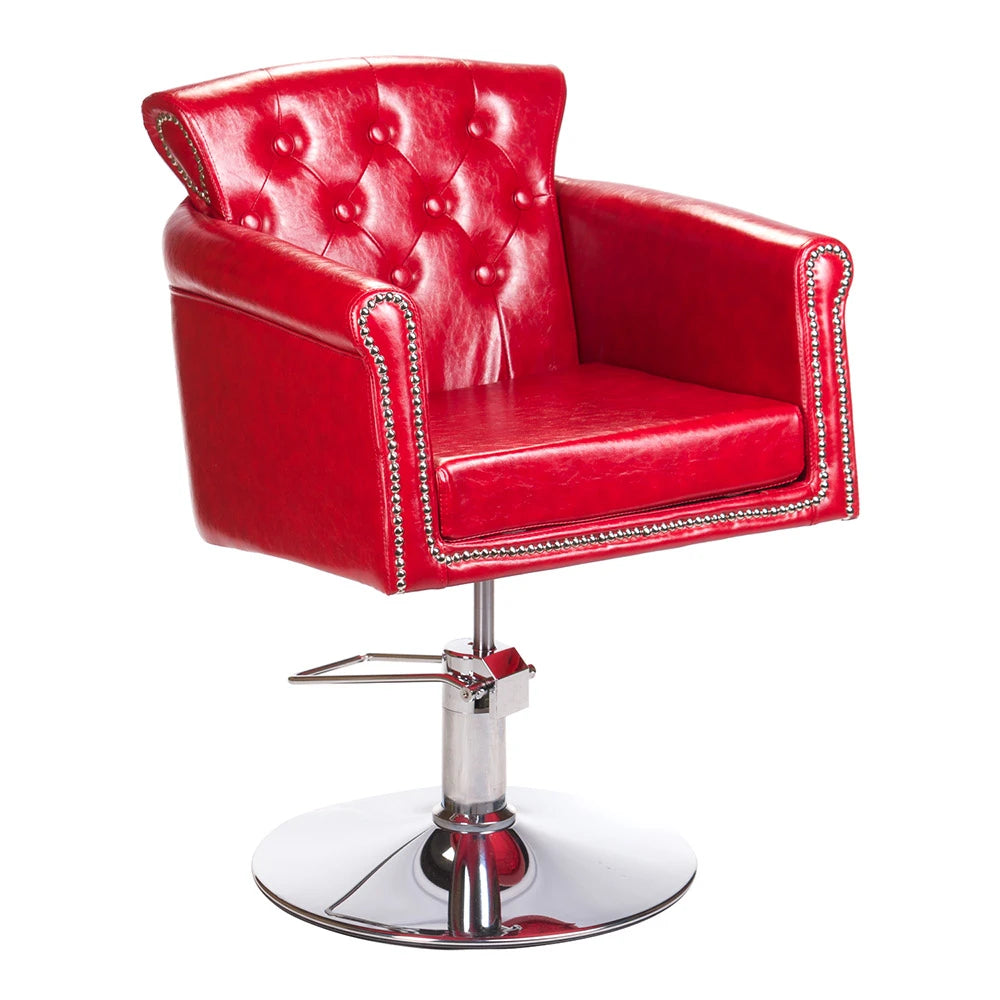 Friseurstuhl ALBERTO BH-8038, Rot