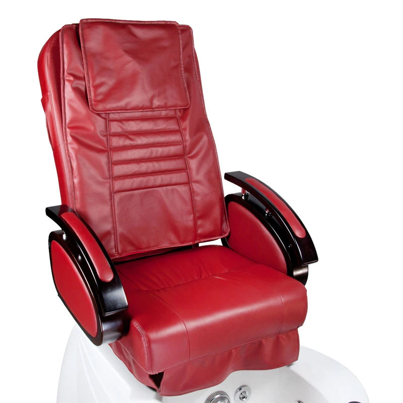 Pedicure spa behandelstoel met massage, BR-3820D, Burgundy