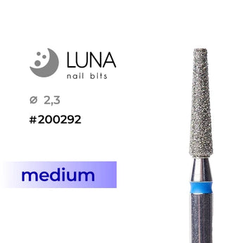 Luna Bits Diamanten freesstift Afgeknotte Kegel - 2,3 10, Blauw