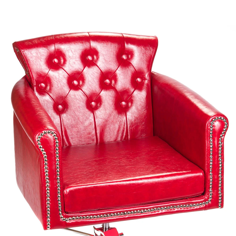 Friseurstuhl ALBERTO BH-8038, Rot