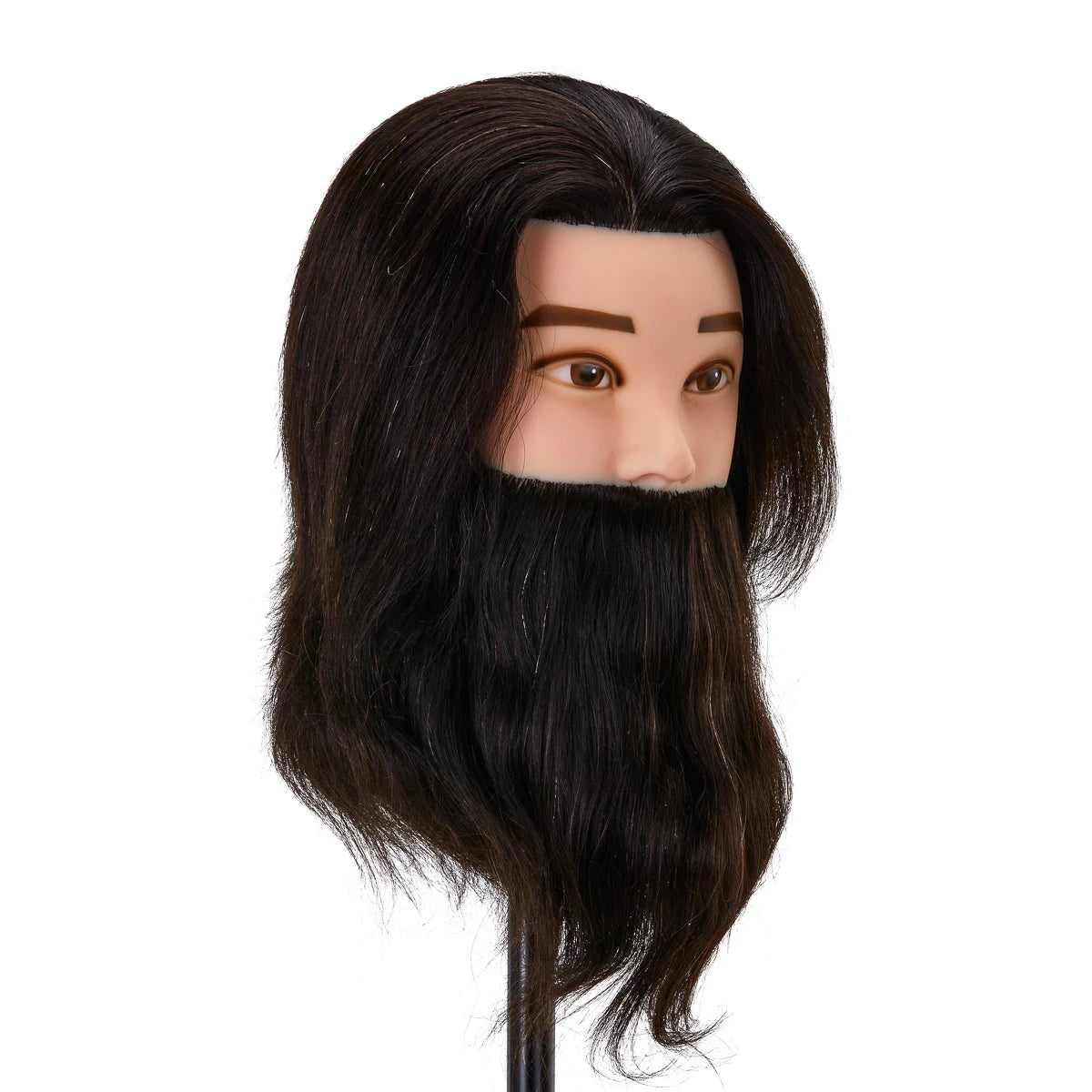 Gabbiano WZ4 Baardtrainingskop, natuurlijk haar, kleur 1H, lengte 8"+6"