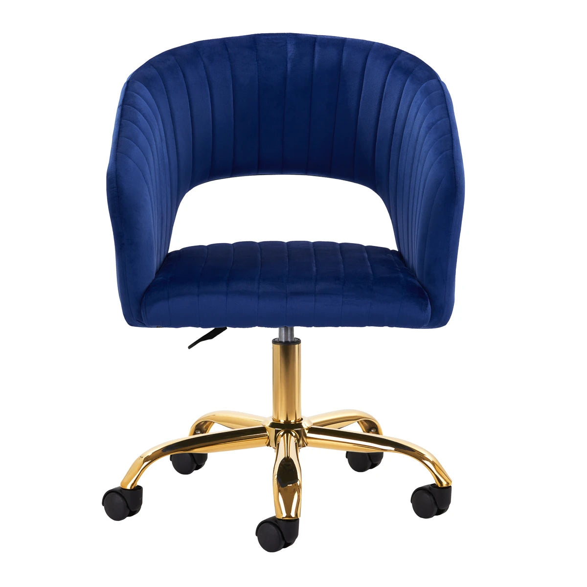 4RICO Friseurstuhl QS-OF212G, Blau