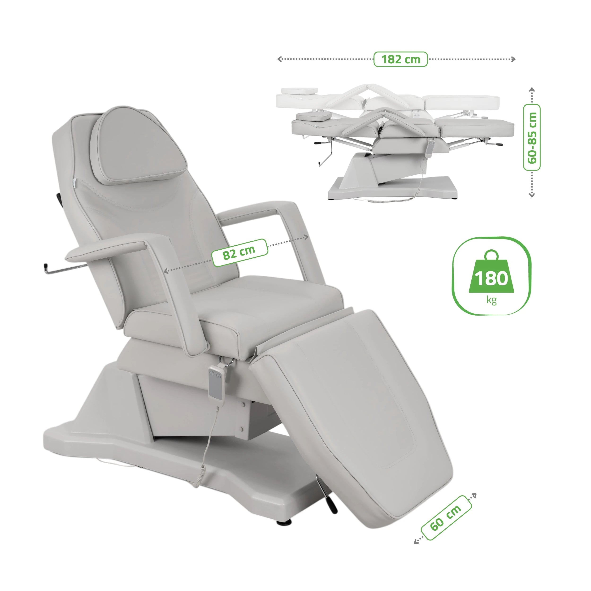 Electric beauty chair Laris Touch Core k329 grey