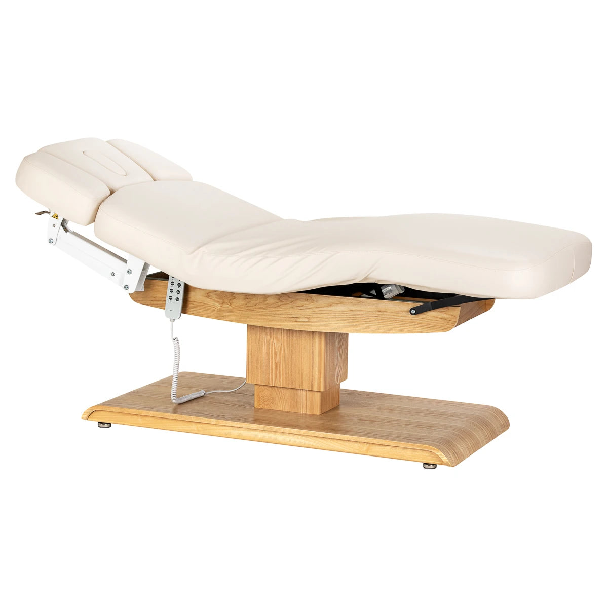 Sillon SPA-Kosmetikliege Relax, Creme mit hellbrauner Basis